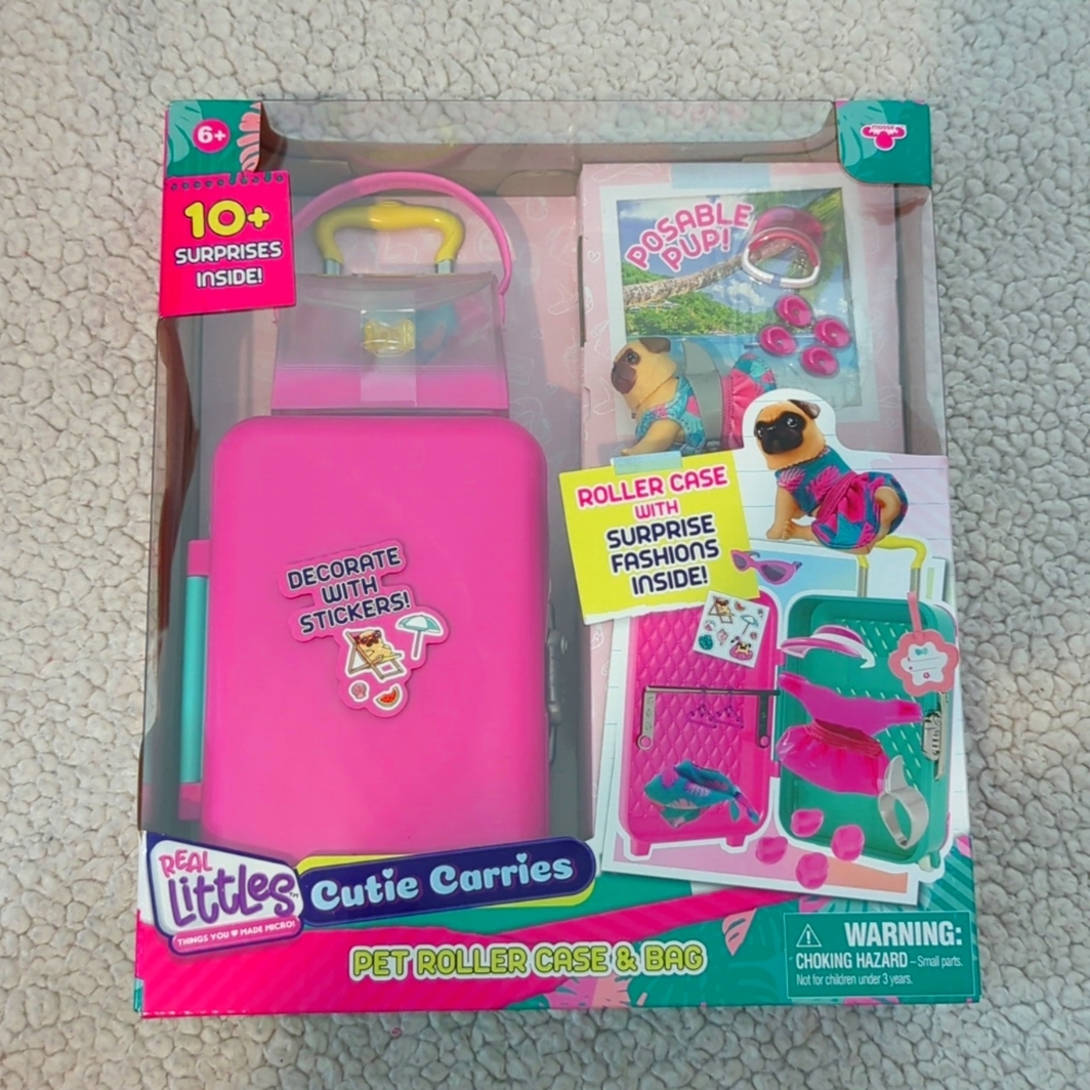 Real Littles Cutie Carries Pet Roller Case and Bag